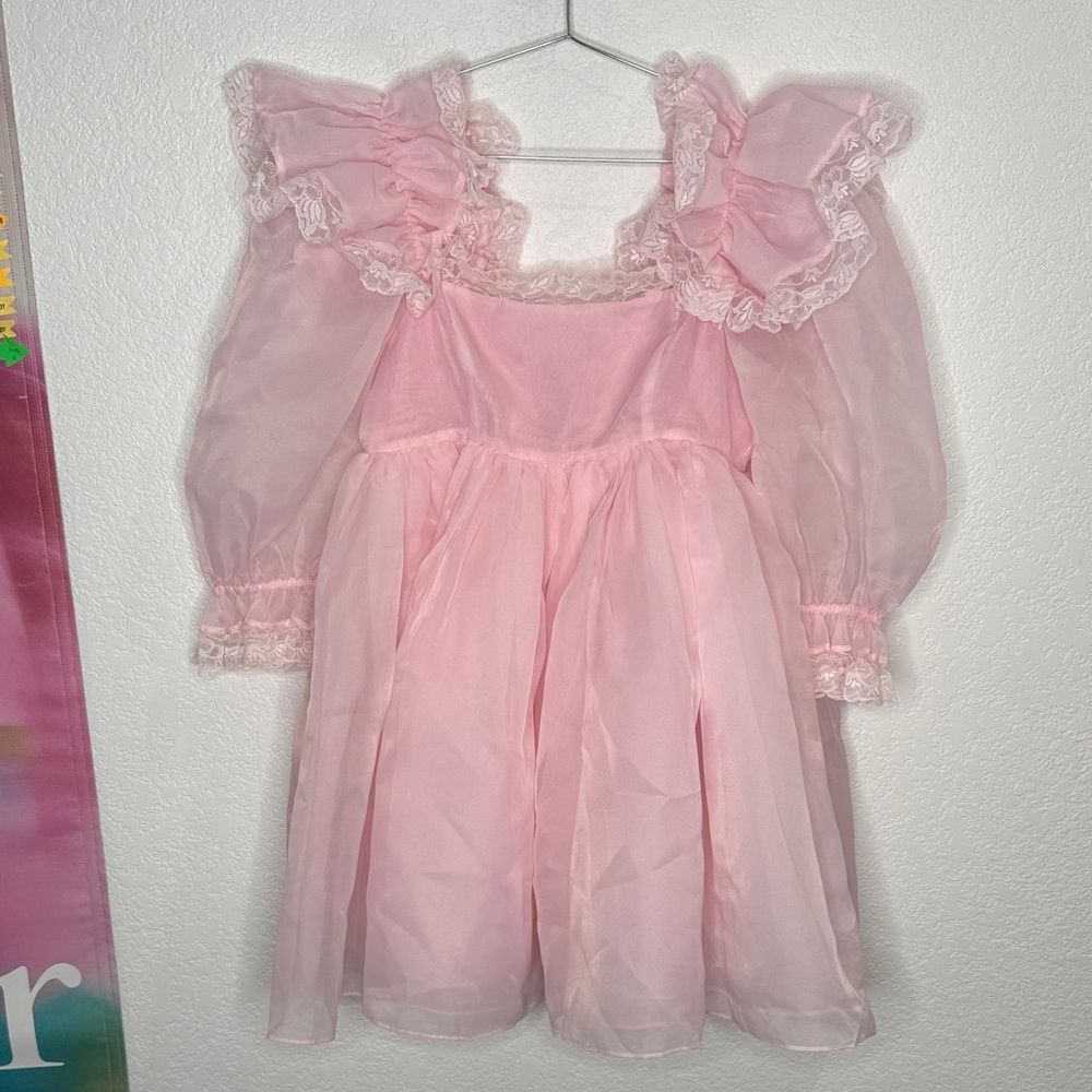 NWT Selkie THE BALLERINA SUGARFRILL DRESS Pink Medium - Picture 2 of 14